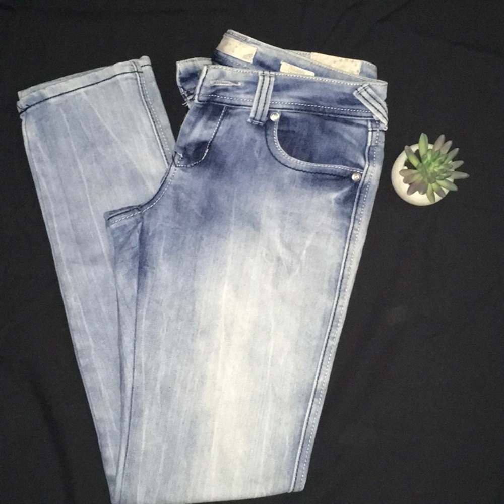 Vanilla Star White Wash Skinny Jeans